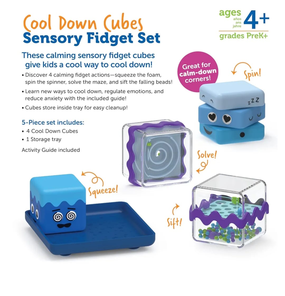 Cubos sensoriales antiestrés